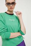 Zelena Tommy Jeans Pulover za dame image