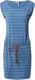 Ragwear Kleid 'TAG ZIG ZAG' blau