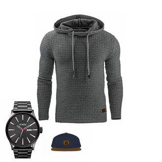 Outfit mit Blau Hut Volcom "MK8"