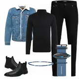 Schwarze Hosen Party Outfits image