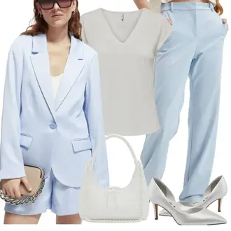 Kombinacije za festival Boho sa Bijela/Bež/Krem/Smeđa/Kaki Obični top/Košulja top/Muške tenisice za trčanje/Ležerni topić/Kratki top/Otmjena majica Only "Elegantan izgled"Look: Boho, Egirl, Ležerno