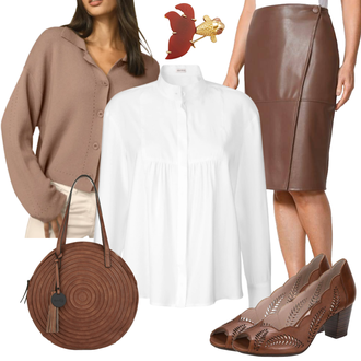 Outfit mit High Heel GERRY WEBER "Toller Look für den Frühling"