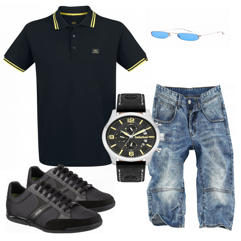 Gelb Uhr Timberland kombinieren