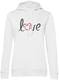Mickey Mouse Love Kapuzenpullover weiß