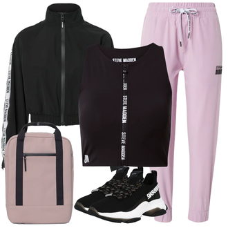 Outfit mit Sneaker Steve Madden "Cooler Look für den Sport"