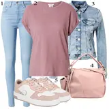 Plavi True Religion outfiti image
