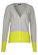 STREET ONE Strickjacke neongrün / grau
