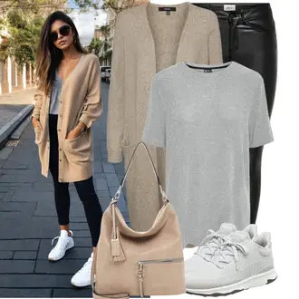 Outfit mit Schmaler Sneaker Fitflop "Stylische Kombination für den Frühling"