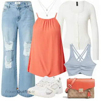 Old Money Outfit mit Hellblau Wide Leg Jean/Baggy Jeans/Schlaghose Jeans/Jeans-Culotte/Jeans mit Schlitz/Jeans mit Loch/Loose fit Jeans/Lederjacken/Herren Lederjacke/Vintage Jeans shyx "Trendiger Alltagslook"Look: Uni, 90er, Old Money, 70er