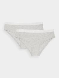 Women's Underwear Panties (2 Pack) - Grey