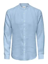 Only & Sons Hemd ''''Karlo'''' rauchblau