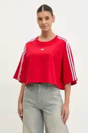 Bombana kratka majica BOXY TEE enska, rdea barva, JY8885