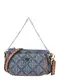 GUESS Tasche ''''ARIE'''' blue denim / braun
