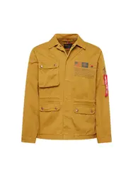 ALPHA INDUSTRIES Jacke blau / khaki / rot / weiß