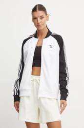 Pulover Adicolor Classic SST enski, bela barva, IS4103