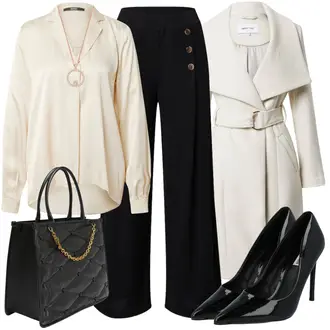 Outfit mit Blau Etui/Uhrenbox/Uhren Geschenkset Swarovski "Business Look für Damen"