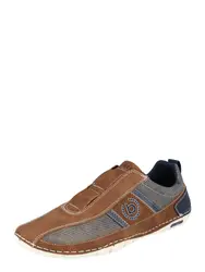 bugatti Slipper ''''Matt'''' cognac / navy