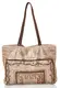 Emma & Kelly Damenshopper aus nachhaltigen Materialien braun / beige