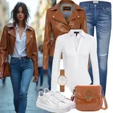Outfiti s Kožnim Jaknama u Stilu 80-ih image