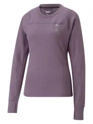 PUMA Funktionsshirt grau / lilameliert