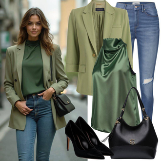 Tenues d'Affaires Automne avec Marron/Beige Sac à Épaule/Sac à Bandoulière/Sac à Bandoulière/Sac de Transport/Cartable Suri Frey, Marron/Beige Manteau de Mi-saison/Manteau Blazer/Manteau en Loden/Manteau Vintage/Manteau de Laine/Manteau en Laine/Redingote/Manteau en Cachemire Jack & Jones "Tenue de printemps"