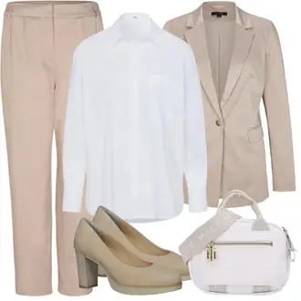 Outfit mit Ballerina Paul Green "Super Schönes Outfit Fürs Büro"