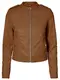VERO MODA Kunstlederjacke braun