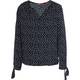 S.Oliver RED LABEL Bluse nachtblau / weiß