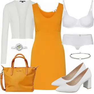 Outfit mit Grau High Heel UNISA "About You"