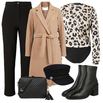 Outfit mit Grau Bluse & Tunika AX Paris "Casual Look"
