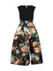 Closet London Kleid Gold Pleated mischfarben / schwarz