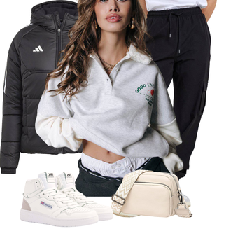 Winter Outfits 90s met Schoen British Knights "Outfit voor de winter"Look: Buitenshuis, Stijl, Esthetisch, Streetwear, Retro, Sportief, 90s