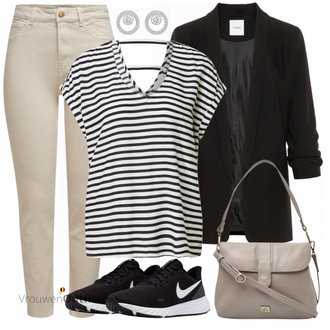 Outfit met blauw Sportschoen Nike "Coole alledaagse outfit"
