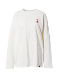 VIERVIER Shirt ''''Zeynep'''' rot / offwhite