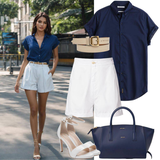 Cropped Shorts Outfits image