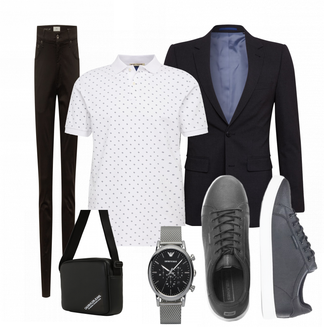 Business Outfits mit Schwarz Jeans Brax "Klassisches Outfit"