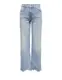 ONLY Damen ONLJUICY HW Wide des ANK DNM DOT Jeans, Light Blue Denim, 28W x 32L