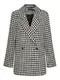 PIECES Blazer  noir / blanc