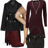 Schwarz Trenchcoats Outfits für Damen image