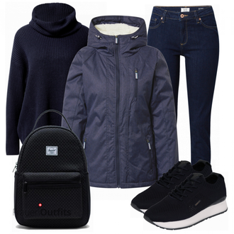 Outfit mit Mischfarben Sneaker GANT "Perfekt für den Herbst"