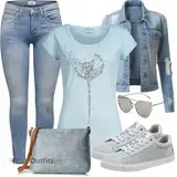 Outfits mit Jeans Unterhosen image
