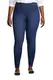 High Waist Jeggings in großen Größen, Damen, Größe: 50 32 Plusgrößen, Blau, Elasthan, by Lands'''' End, Walworth Blau