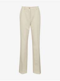 Beige women's trousers - Women's