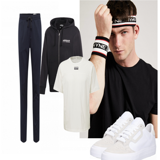 Outfit mit Weiß Sneaker Adidas Originals "Adidas"