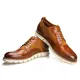 JITAI Herren Oxfords Schuhe Freizeitschuhe für Herren Leichte Schnür-Modeschuhe, Braun-06, 41 EU (8 UK)
