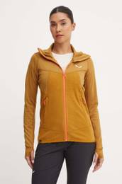 portni pulover Puez Hyb rjava barva, s kapuco, 00.0000027389