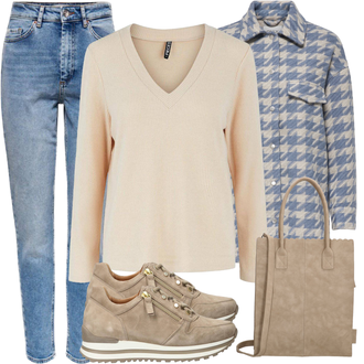 Outfit met groen Sneaker Gabor "Herfstlook voor modieuze vrouwen"