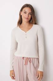 Piama dolgi rokav MIX AND MATCH BRUMMELL be barva, 3278411