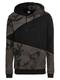 Urban Classics Hoodie ''''Camo Zig Zag'''' dunkelgrau / schwarz