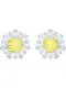 Swarovski Ohrstecker Sunshine gelb / silber